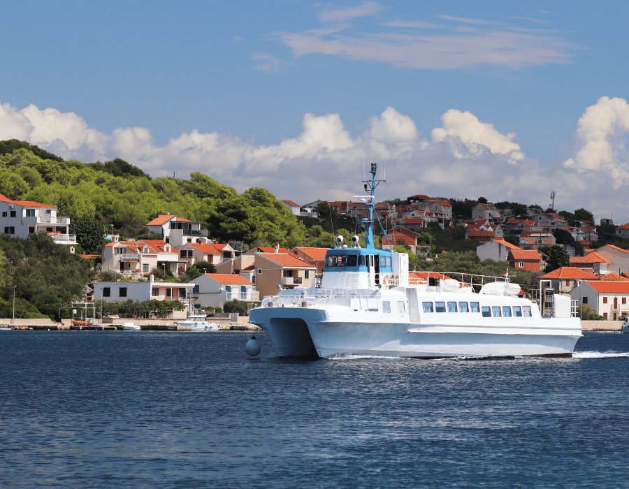 wie komme ich zu den inseln von sibenik